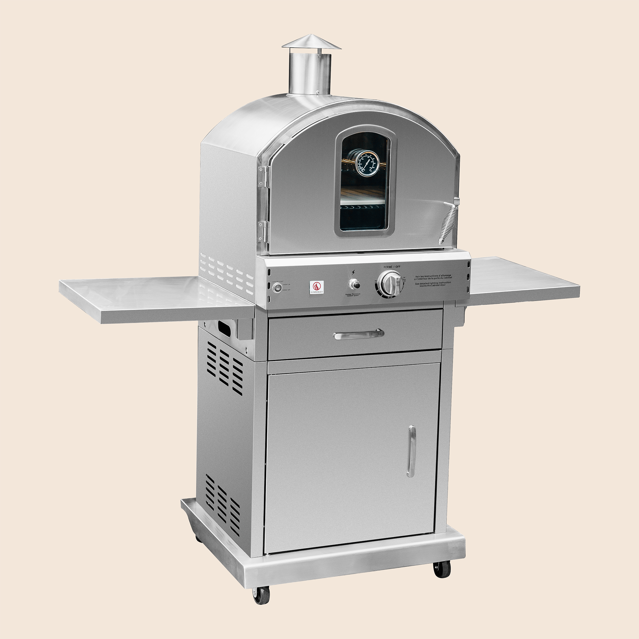 SUMMERSET™ Outdoor Freestanding Gas Pizza Oven [NG or LP]