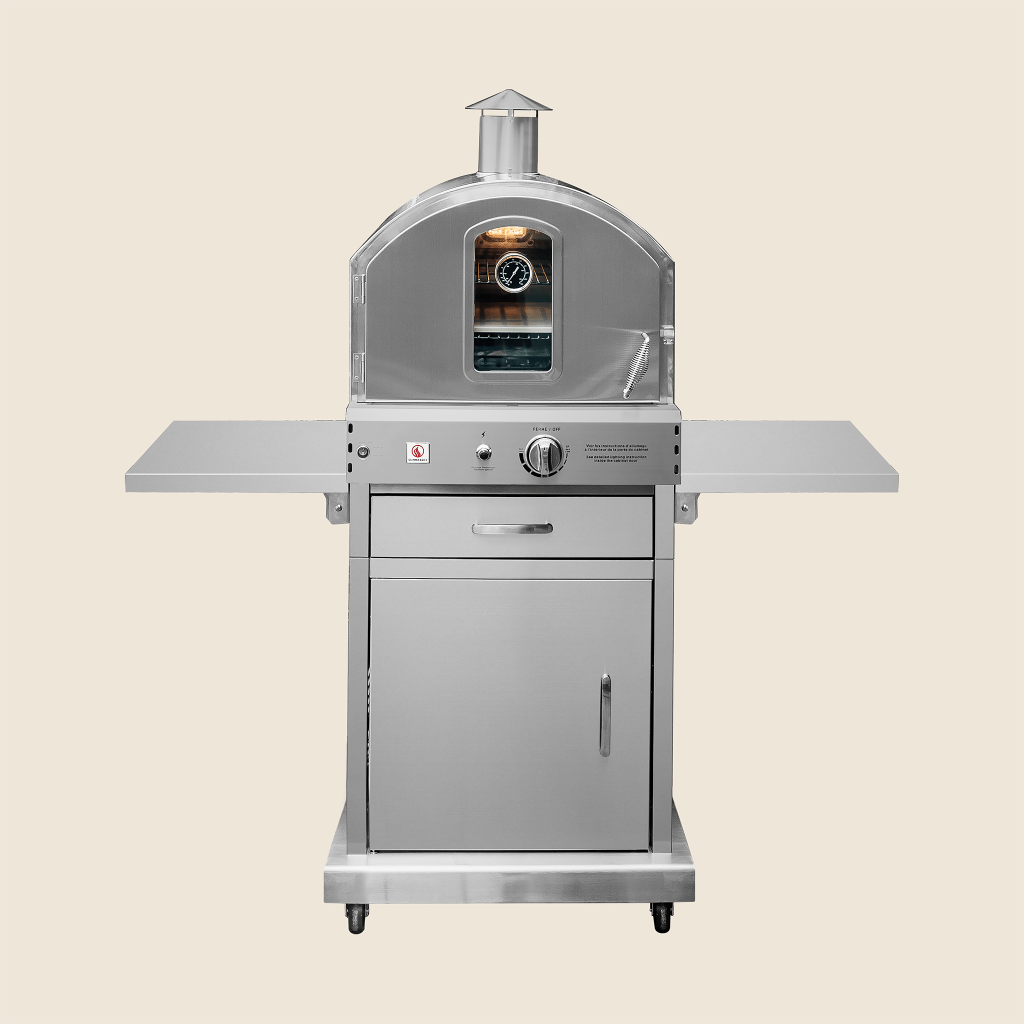 SUMMERSET™ Outdoor Freestanding Gas Pizza Oven [NG or LP]