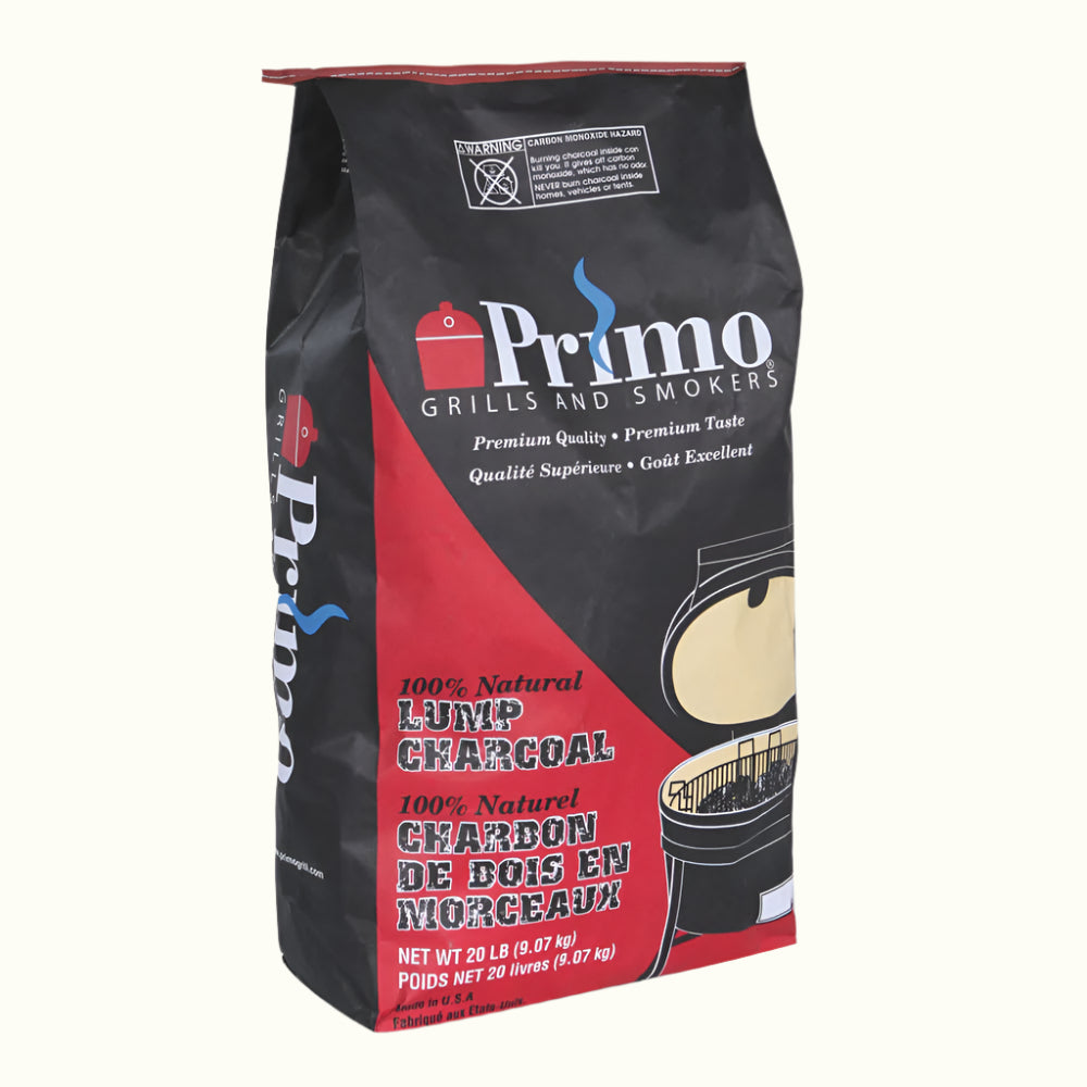Primo® 20lb. 100% Natural Lump Charcoal (PG00608) — Main Image with transparent background