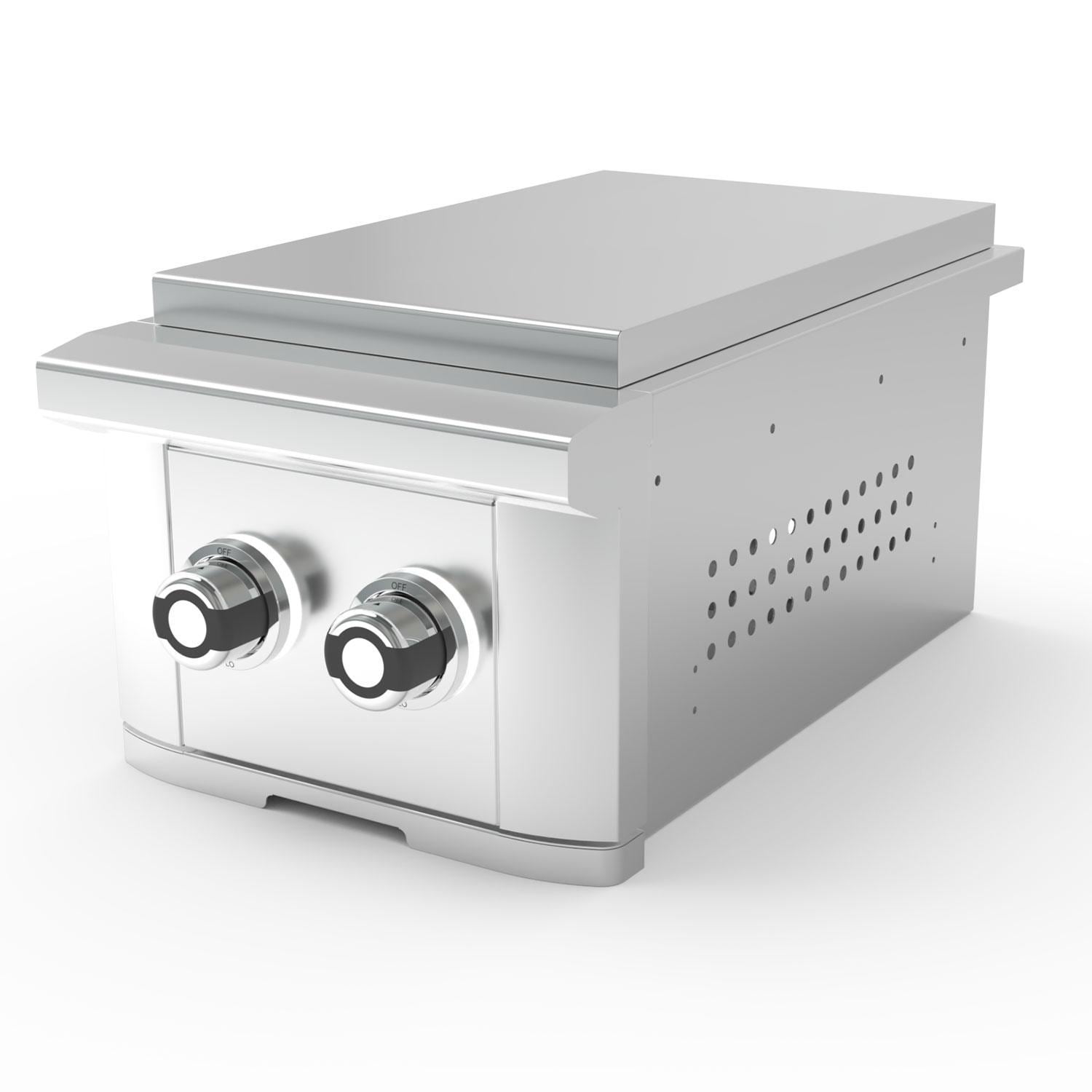 Wildfire Ranch PRO 14" Stainless Steel Gas Double Side Burner