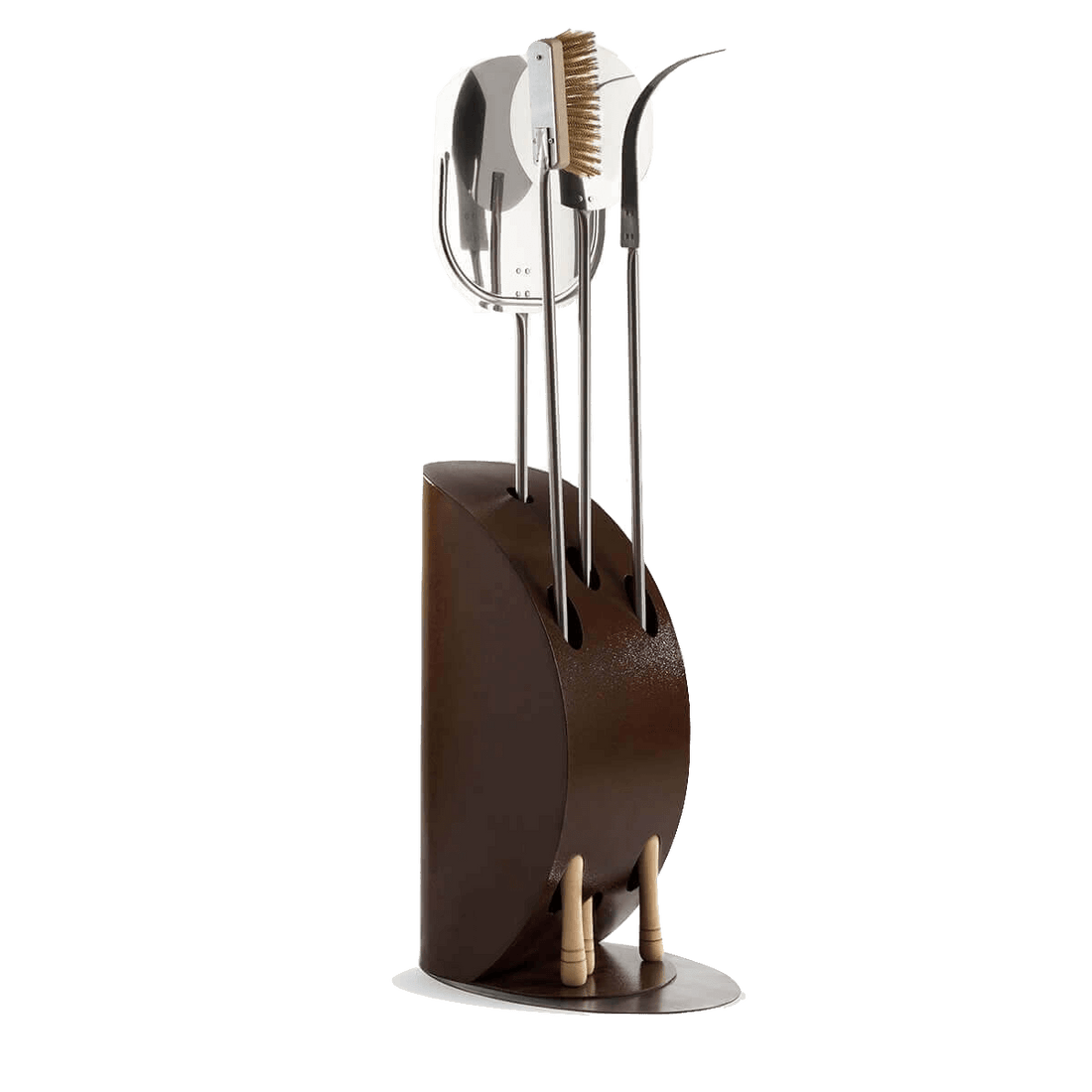 The ALFA Vela Peel Holder in Copper finish on white background