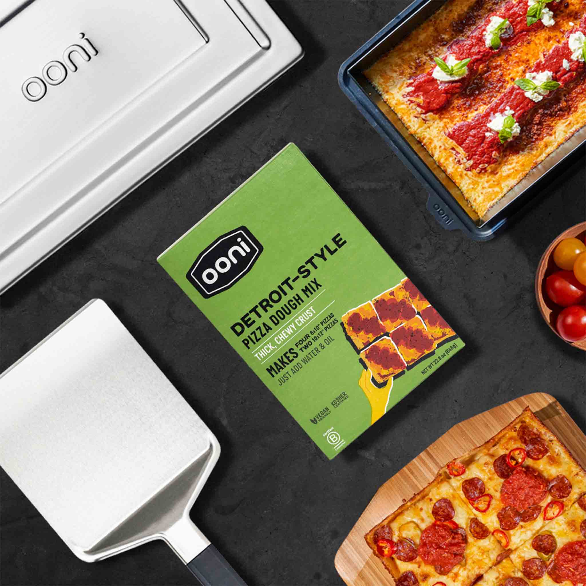 Ooni™ Detroit-Style Dough Mix — 22.8oz Box (UU-F0008C)
