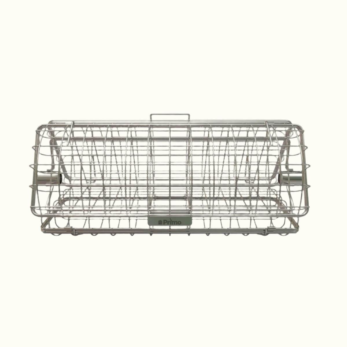 Primo® Stainless Steel 3-Sided Rotisserie Basket (PGRBF) — Main Image with transparent background
