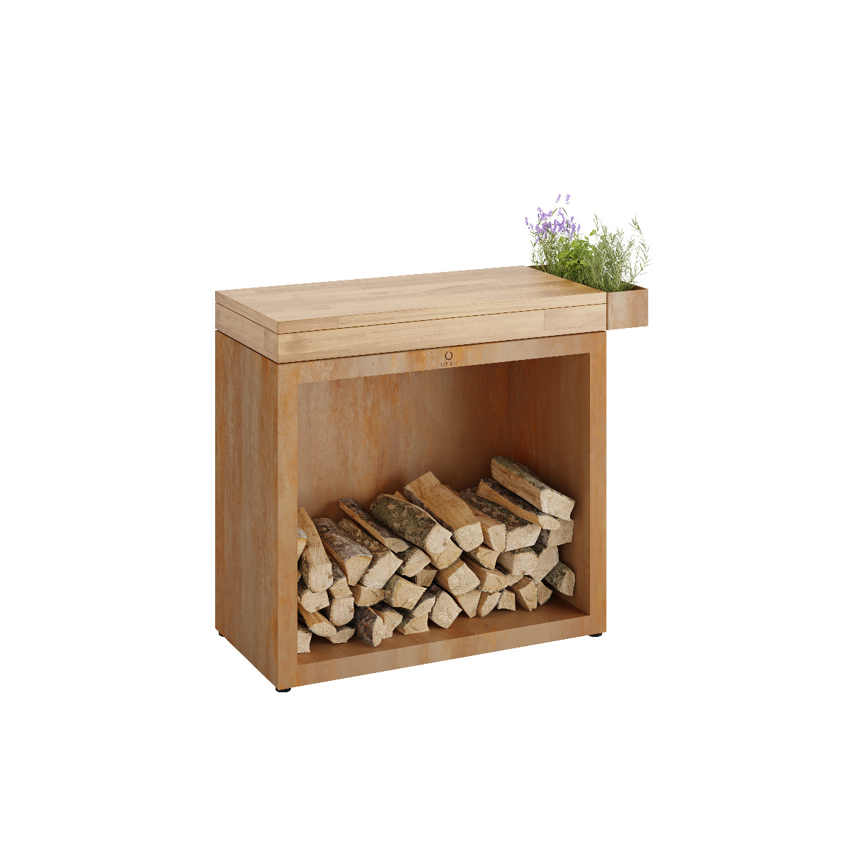 OFYR® Butcher Block Storage 90 - 4 Color Options — Main Image with transparent background