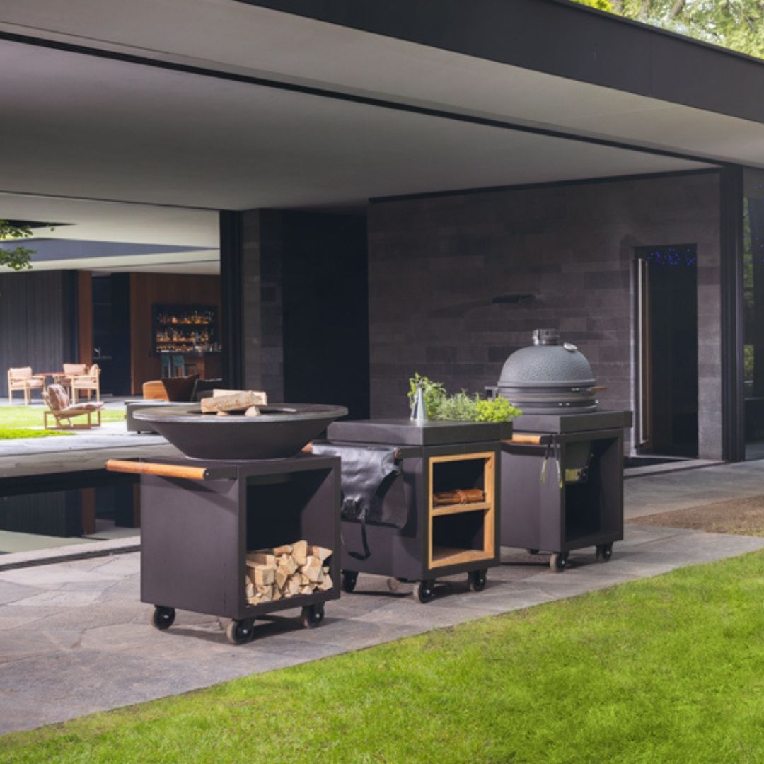 OFYR® Kamado Table 65 PRO Concrete TB - 2 Color Options