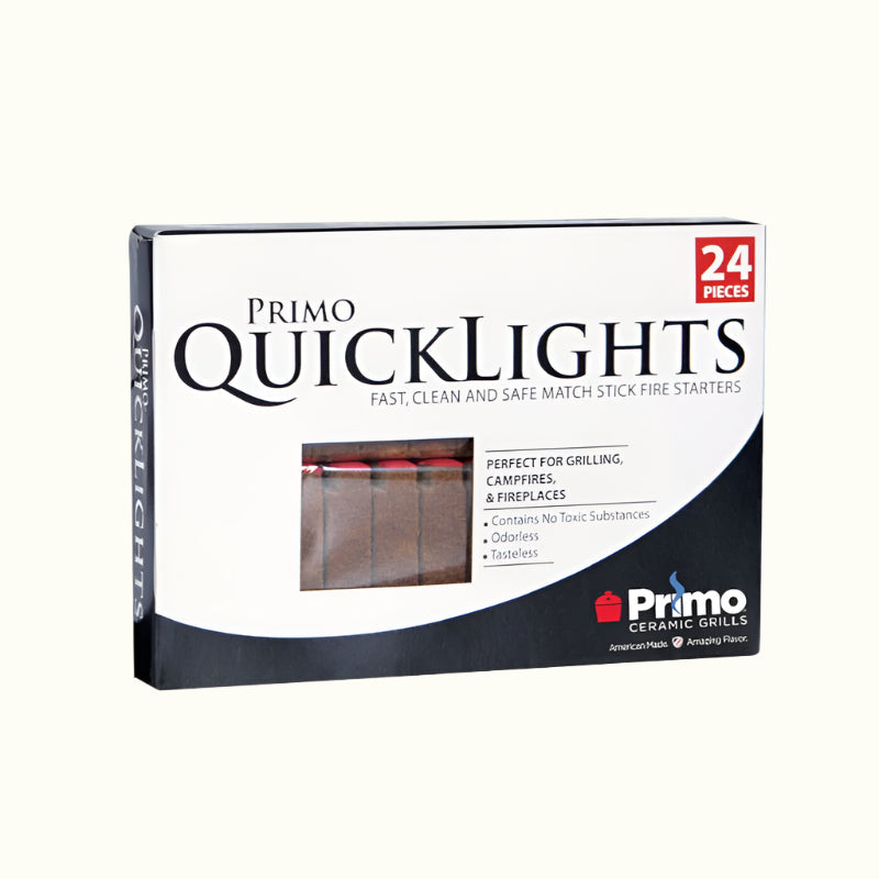 Primo® 24-Piece Quick Lights Charcoal Firestarters (PG00609) — Main Image with transparent background