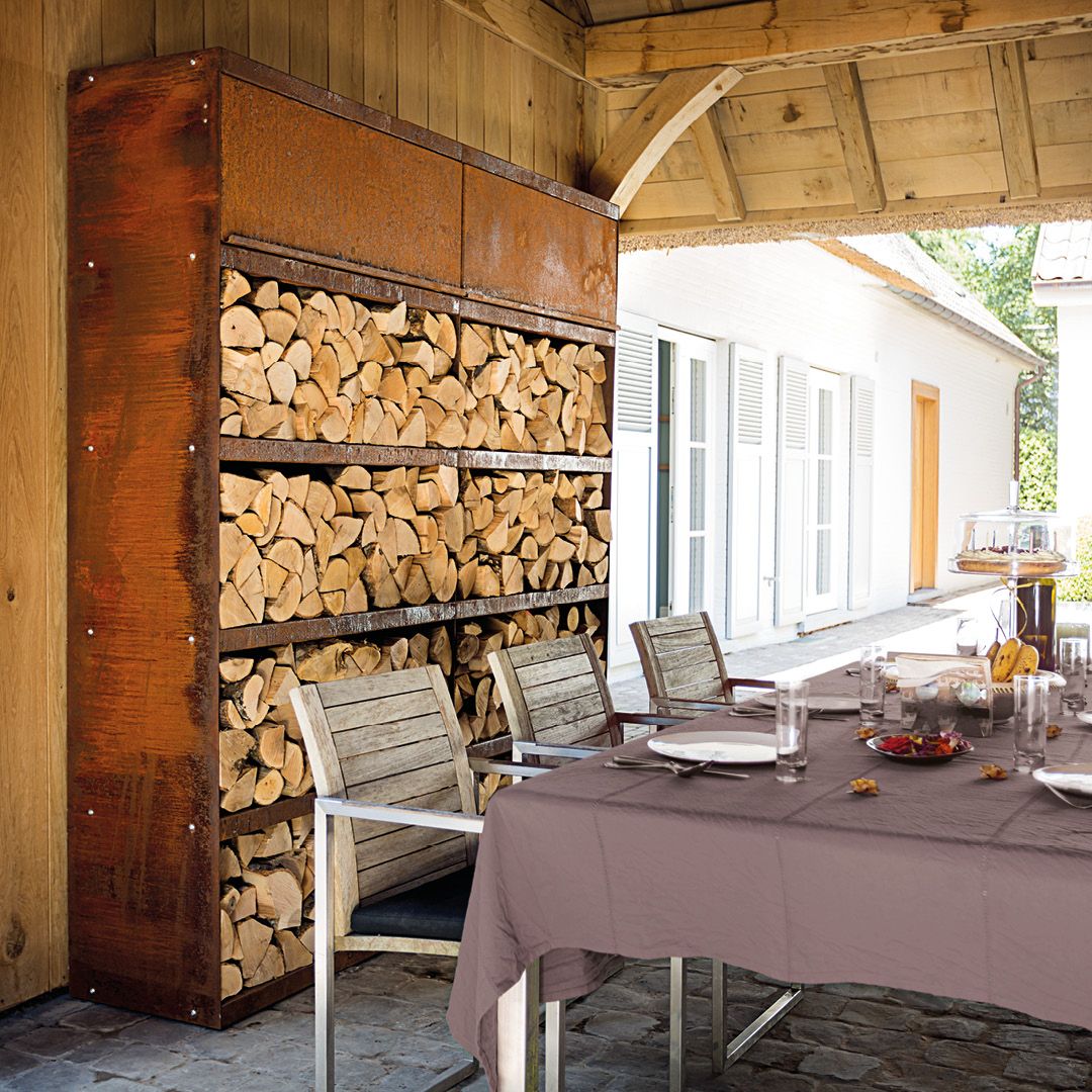 OFYR® Wood Storage Corten 200 - 2 Color Options
