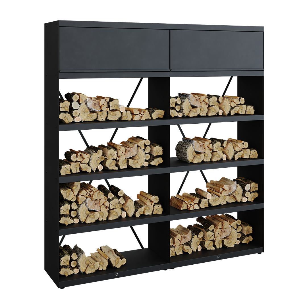 OFYR® Wood Storage Corten 200 - 2 Color Options